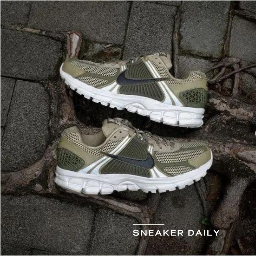 giày nike air zoom vomero 5 'natural olive' fj1915-200