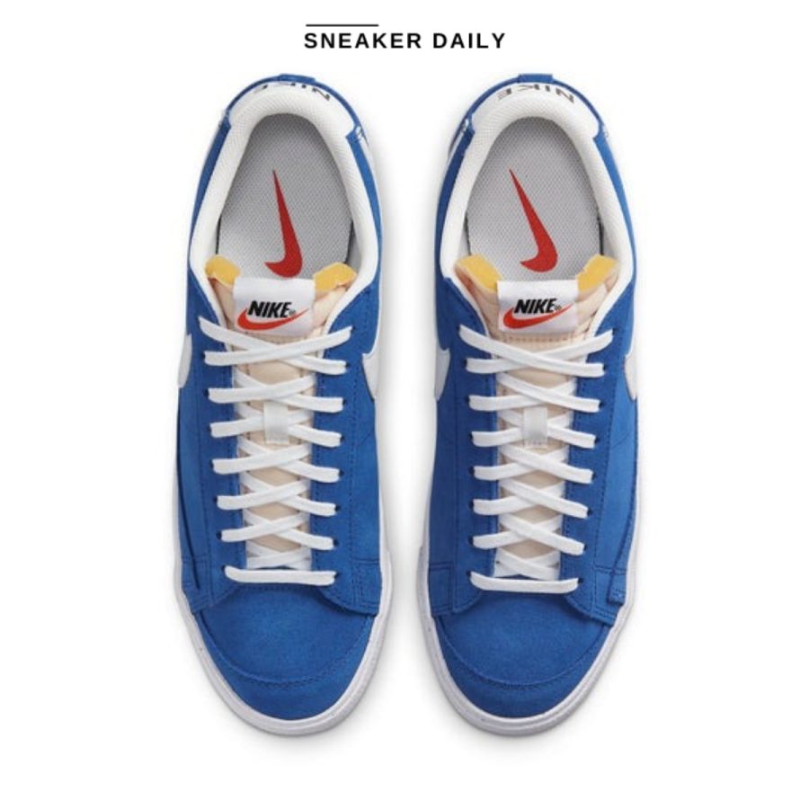 giày nike blazer low 77 suede "team royal" da7254-401