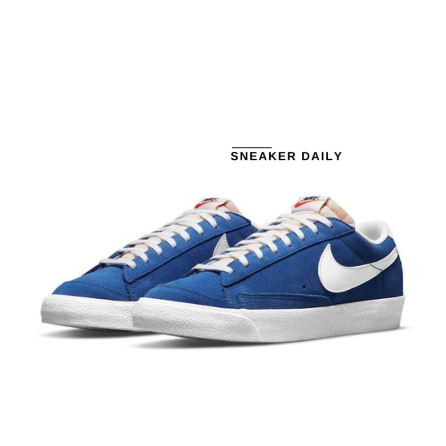 giày nike blazer low 77 suede "team royal" da7254-401