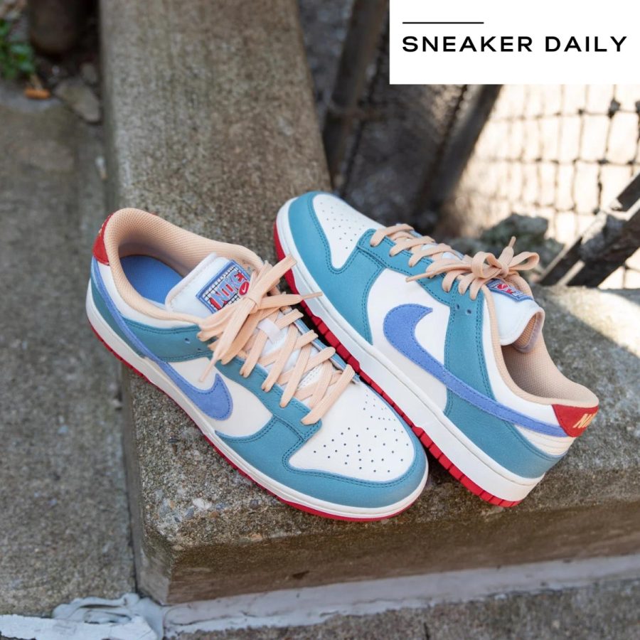 giày nike dunk low 'royal pulse pale ivory' hj9112-110