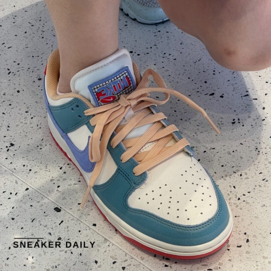 giày nike dunk low 'royal pulse pale ivory' hj9112-110