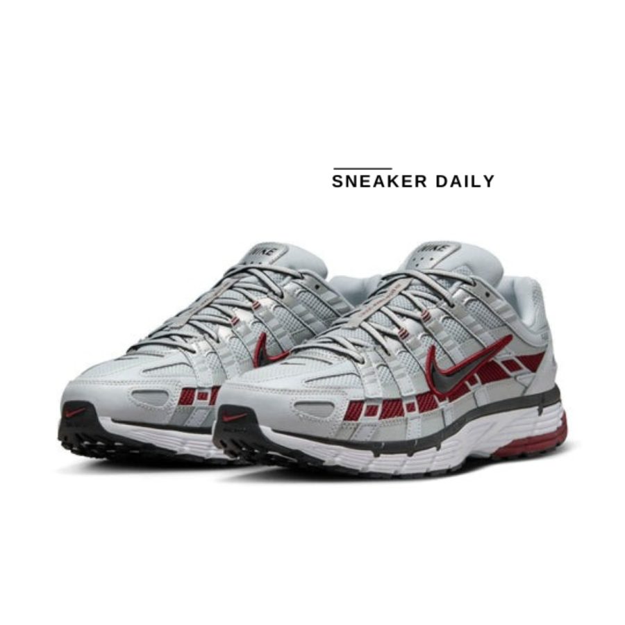 giày nike p-6000 'pure platinum team red' cd6404-020