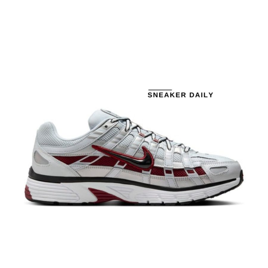 giày nike p-6000 'pure platinum team red' cd6404-020