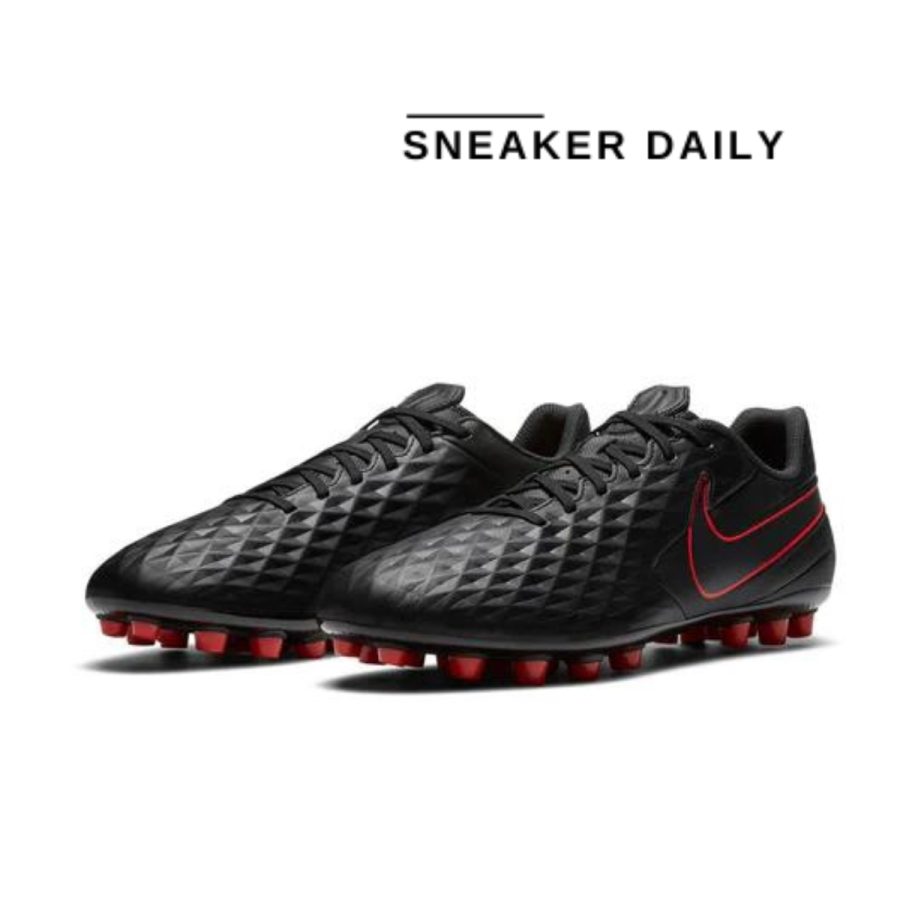 giày nike tiempo legend 8 academy ag artificial grass 'black red' at6012-060