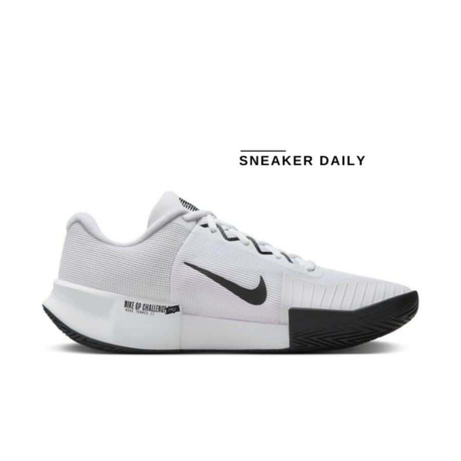 giày tennis/pickleball nike zoom gp challenge pro 'white black' fb3145-100