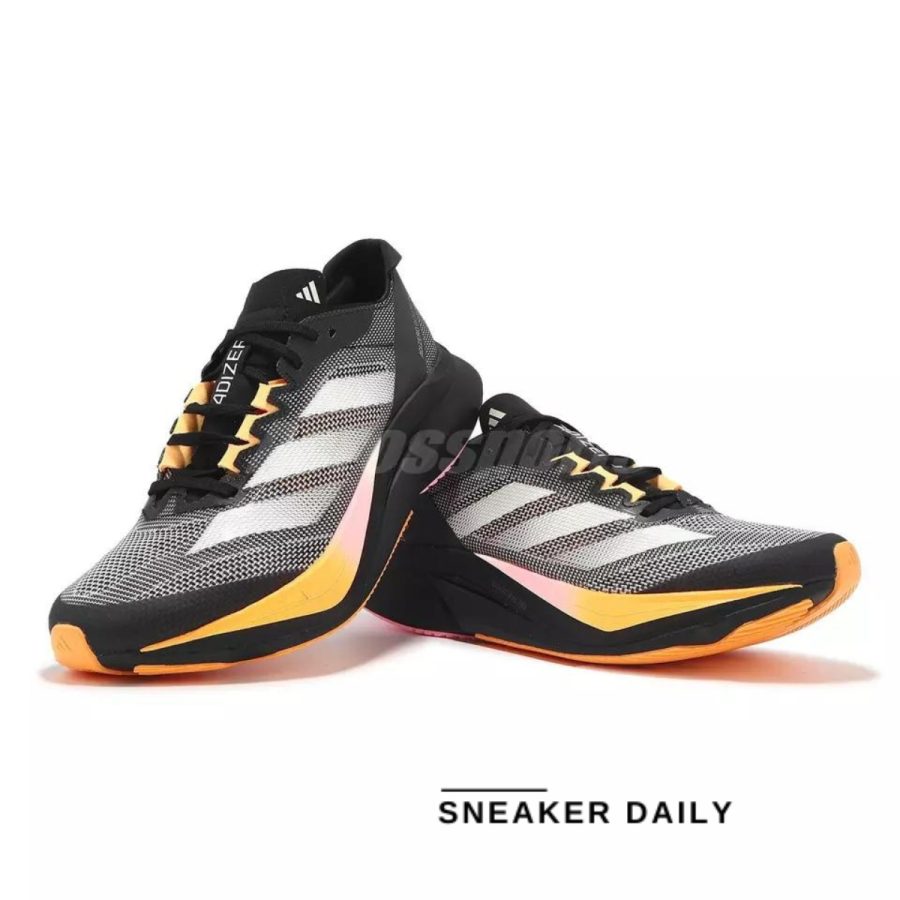 giày adidas adizero boston 12 w core black zero mettalic spark if9221