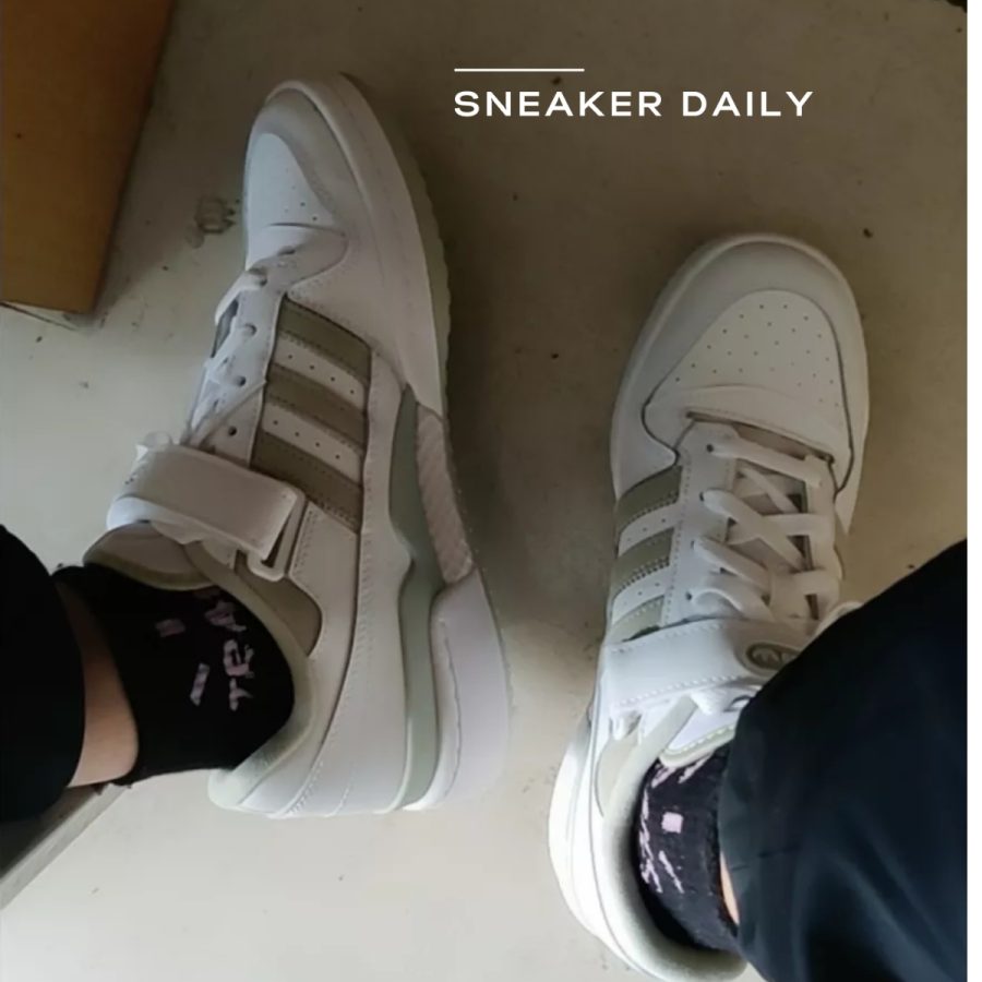 giày adidas forum low 'white halo green' gz8958