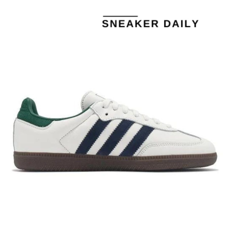 giày adidas samba og 'black white collegiate green' ih4882