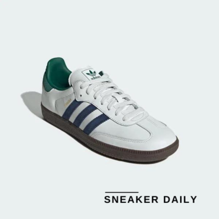 giày adidas samba og 'black white collegiate green' ih4882