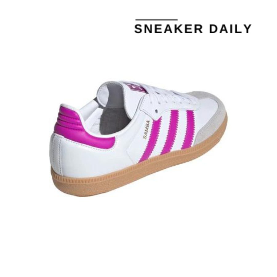 giày adidas samba og 'white purple gum' (gs) ih2873