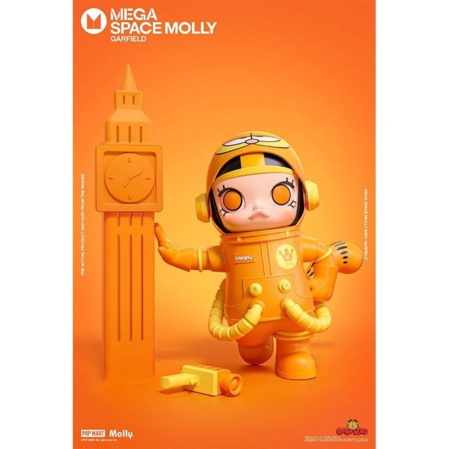 mô hình mega space molly 400% garfield pop mart 6941848280817