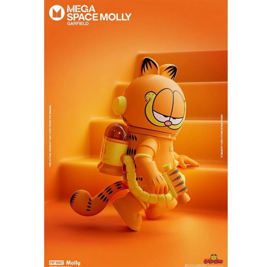 mô hình mega space molly 400% garfield pop mart 6941848280817