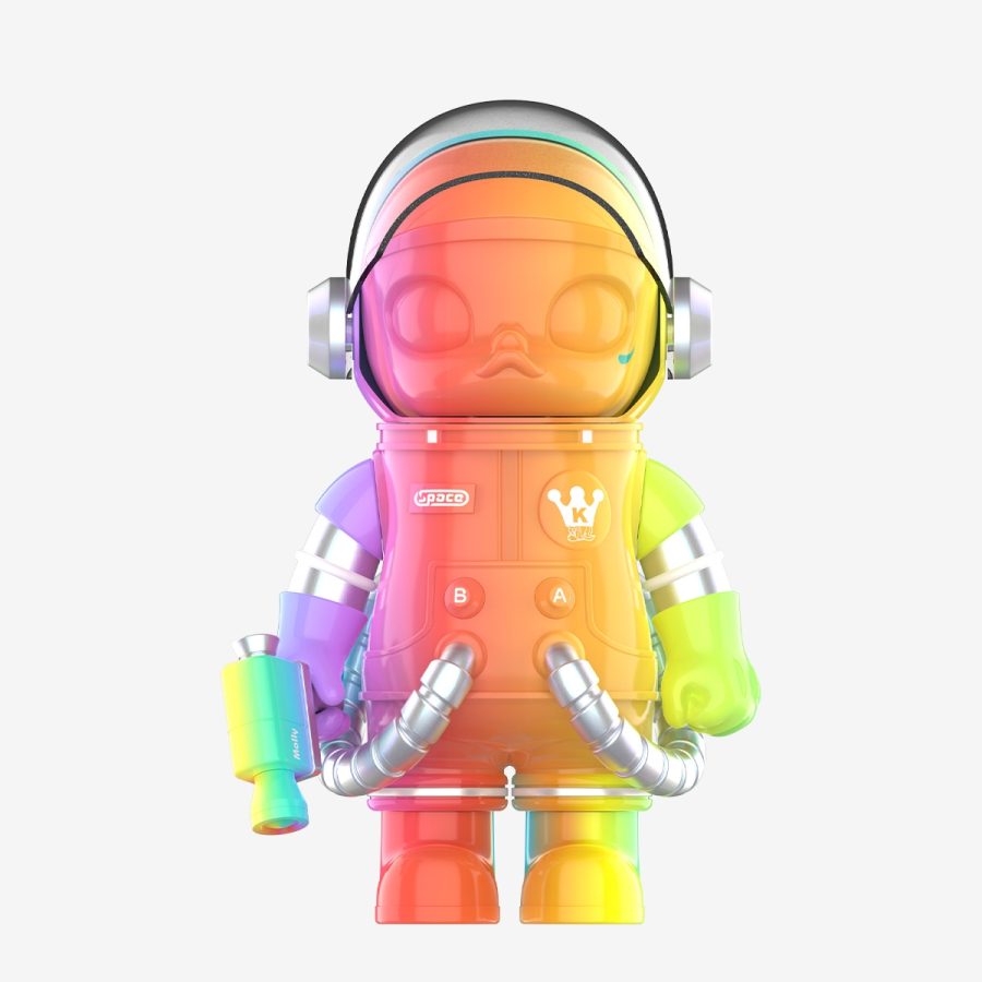 mô hình pop mart mega space molly 400% rainbow 6941848280820