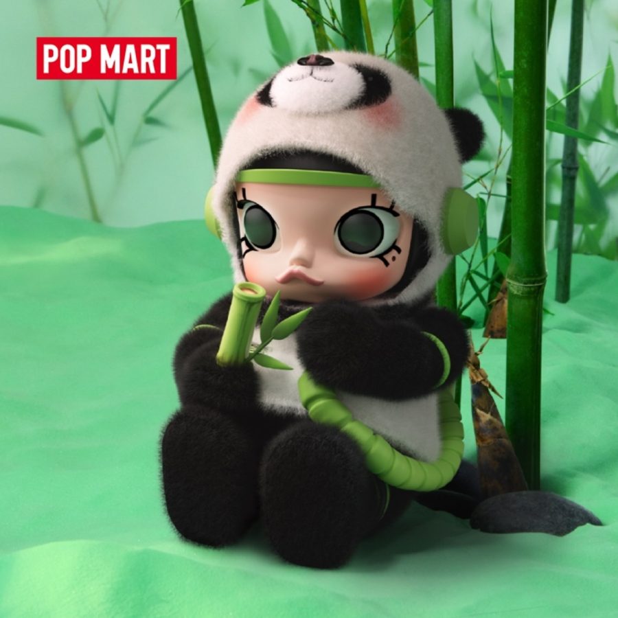 mô hình mega space molly 400% panda popmart mega collection molly joy and panda - size 30cm 6941848244388