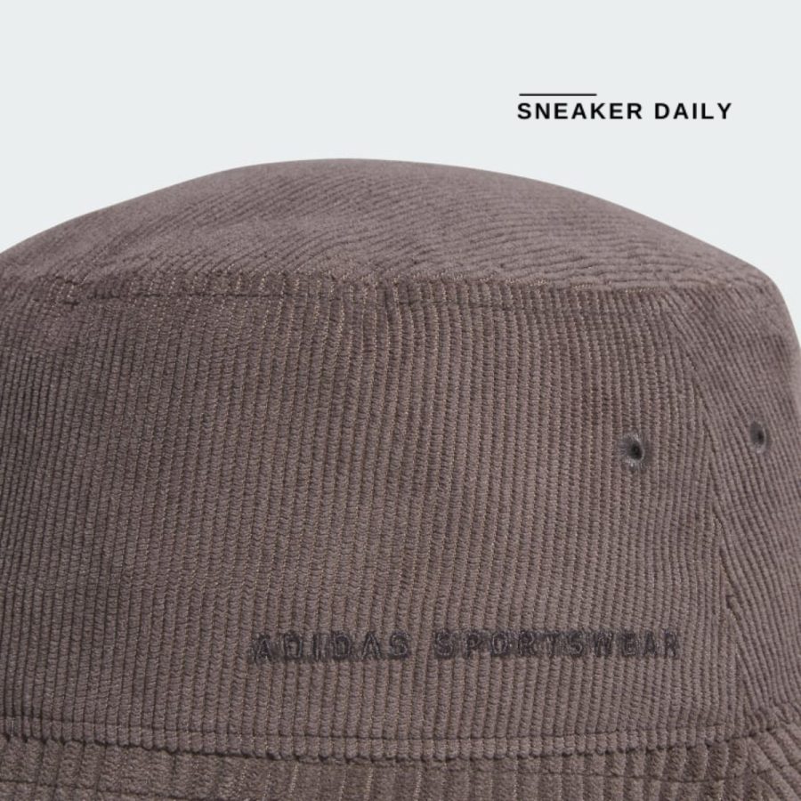 mũ adidas must haves seasonal bucket hat - charcoal it2056