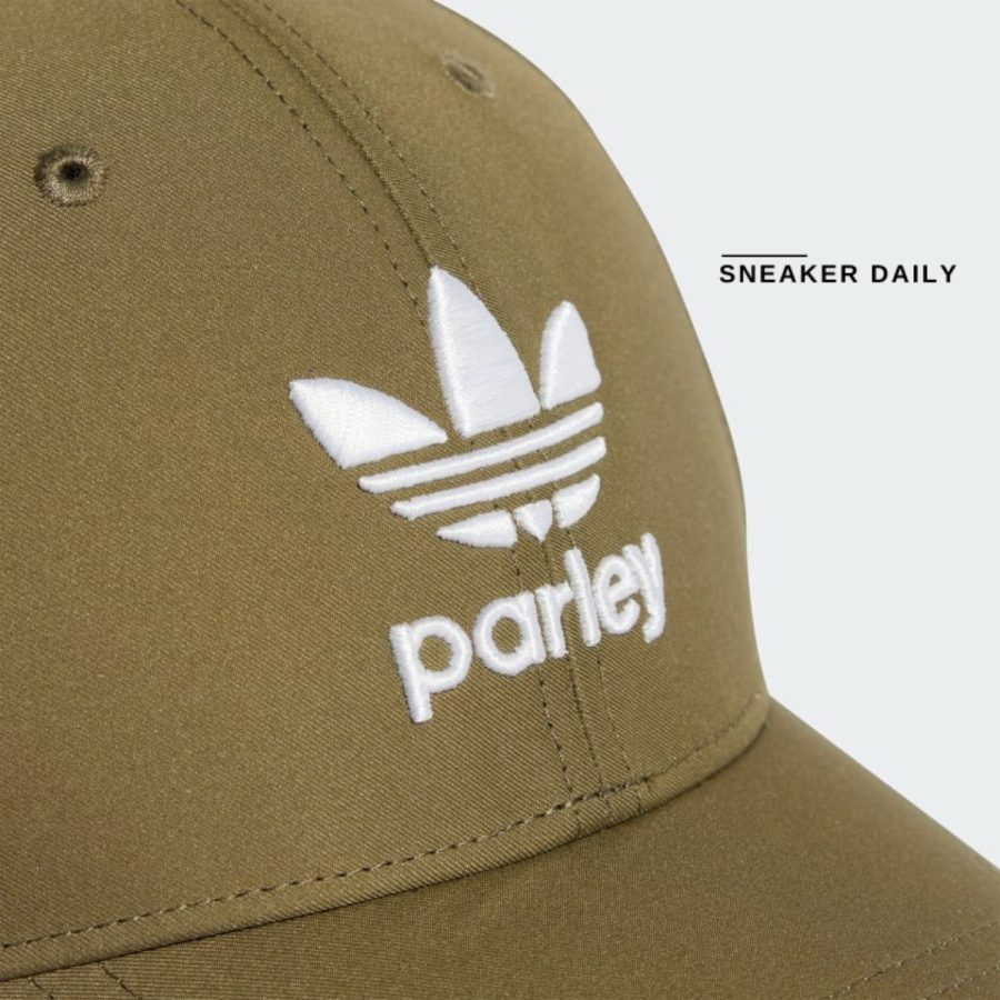 mũ adidas parley baseball cap - olive strata hy2513