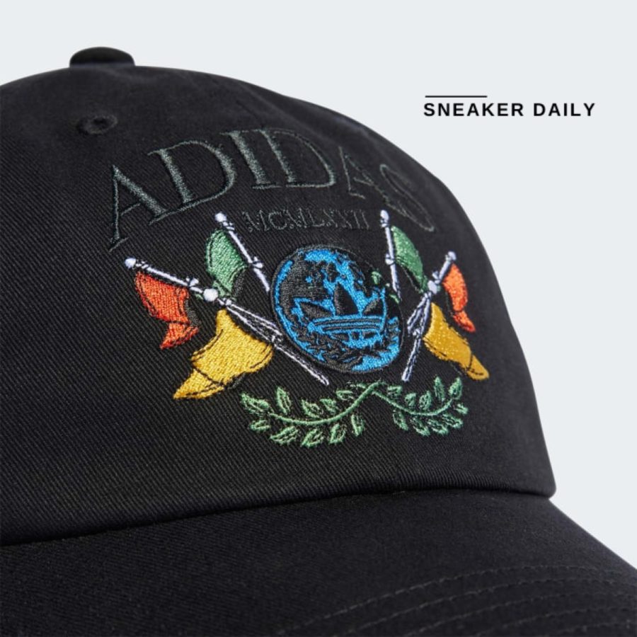mũ adidas sport graphic cap - black ix7501