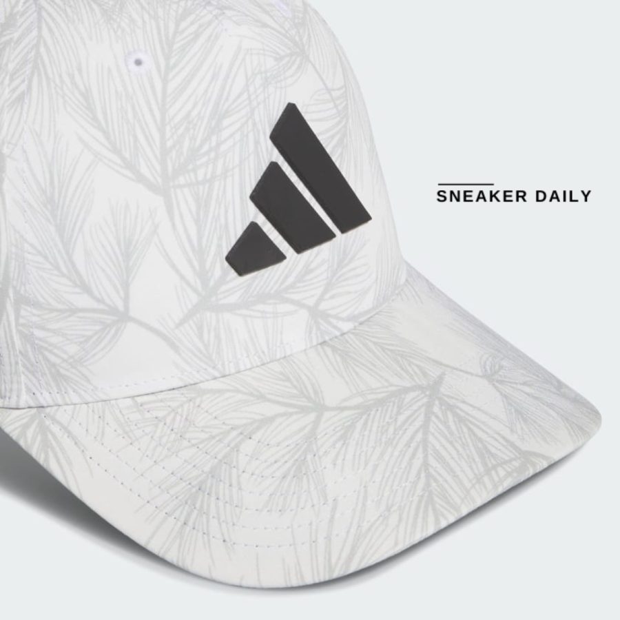 mũ adidas tour print snapback hat - white ik2867