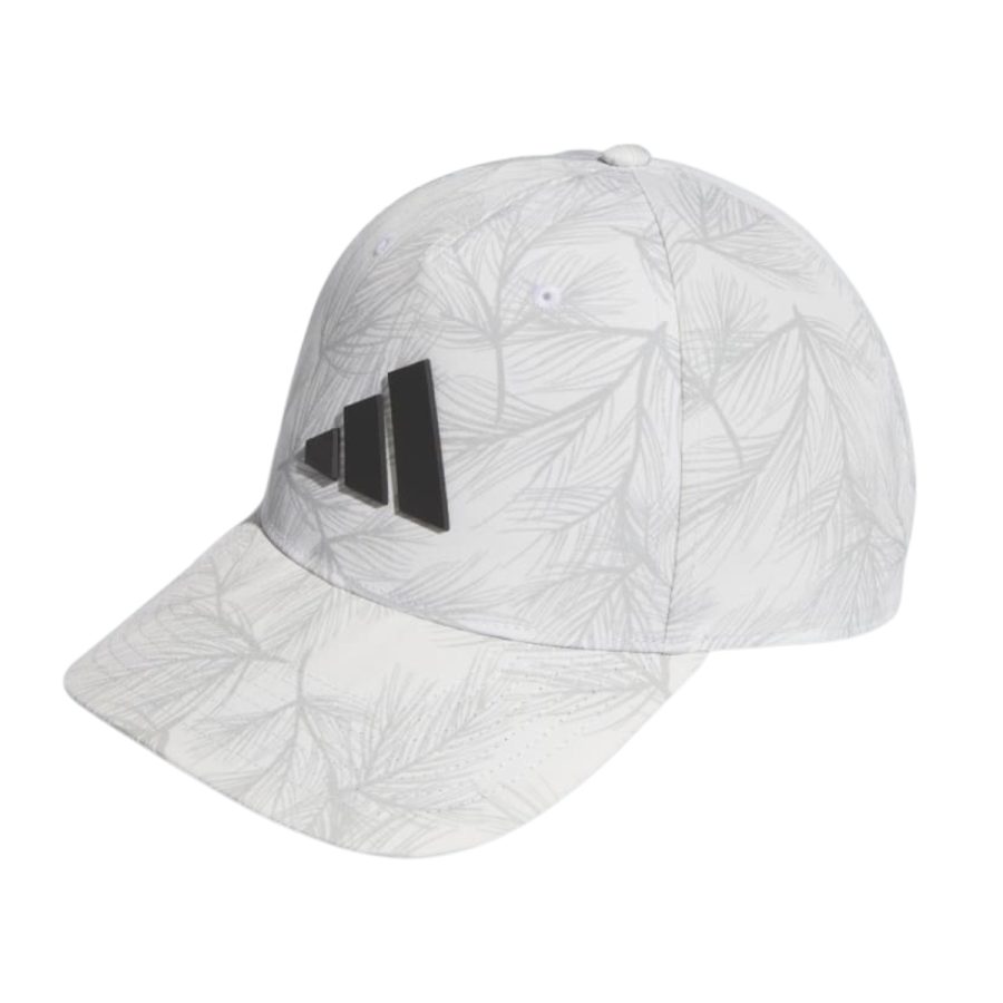 mũ adidas tour print snapback hat - white ik2867