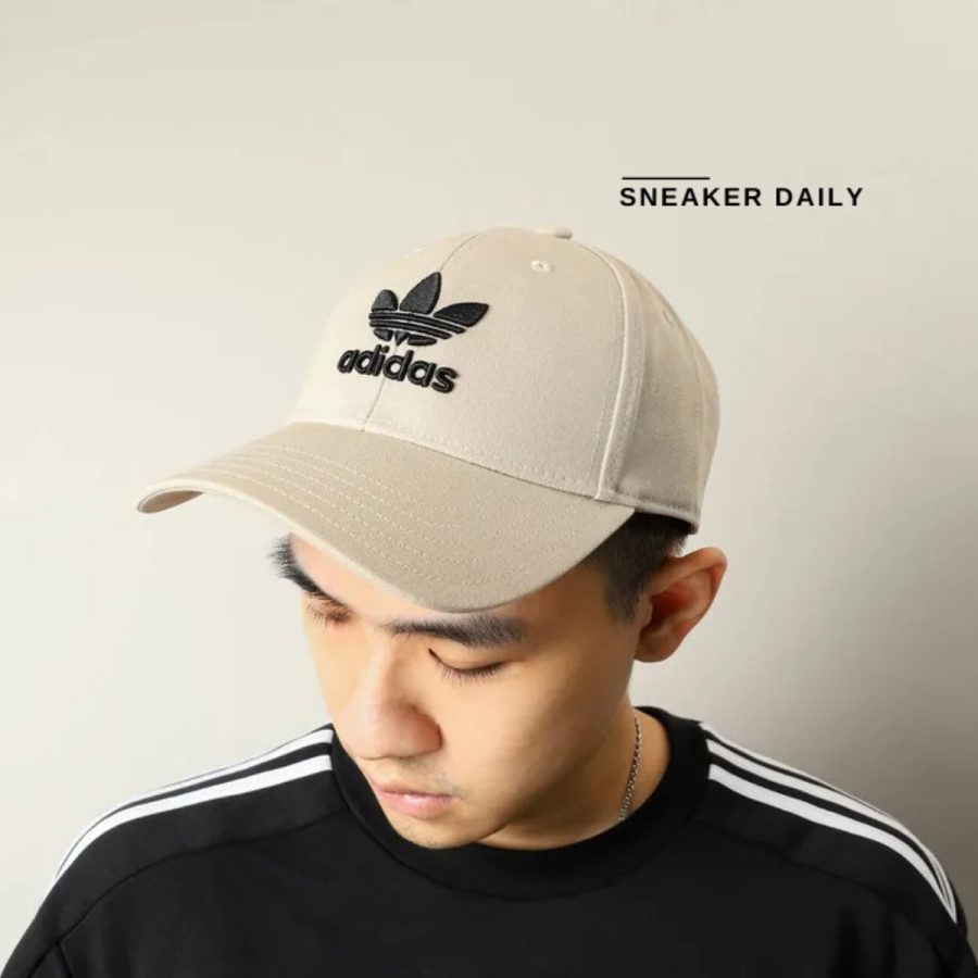 mũ adidas trefoil baseball cap - wonder beige il4845