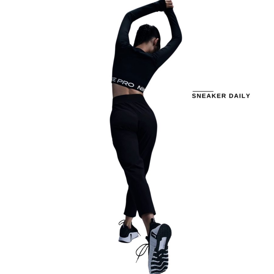 quần nike dri-fit bliss victory women's mid-rise training trousers hj3765-010