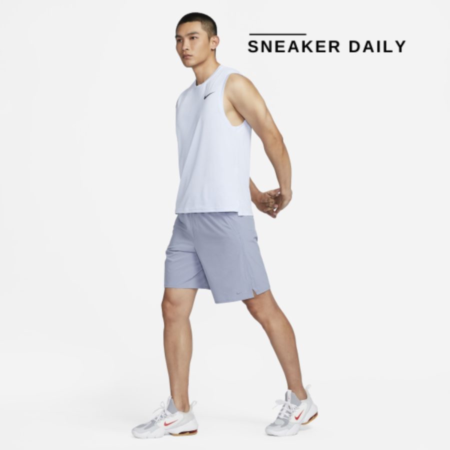 quần nike dri-fit unlimited men's versatile training shorts dv9331-493