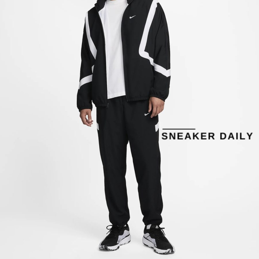 quần nike icon men's woven basketball trousers fz0251-010