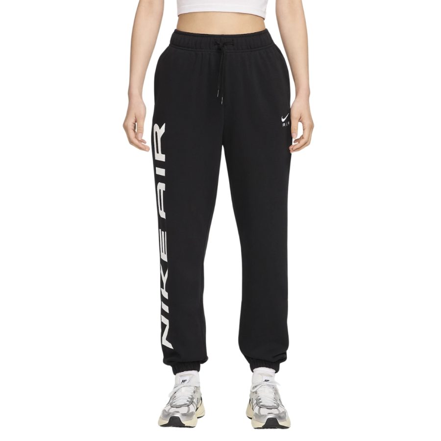 quần nike sportswear air women's fleece oversized high rise jogger fb8052-010