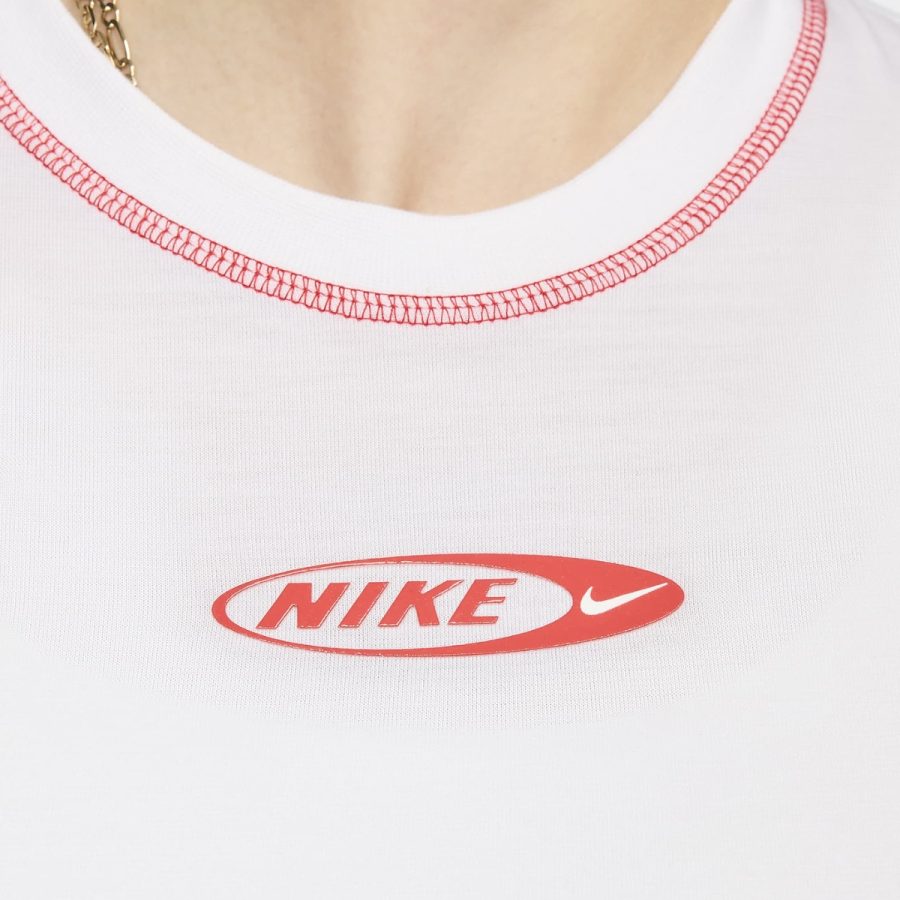 áo nike sportswear chill knit women's slim cropped t-shirt hj6529-100