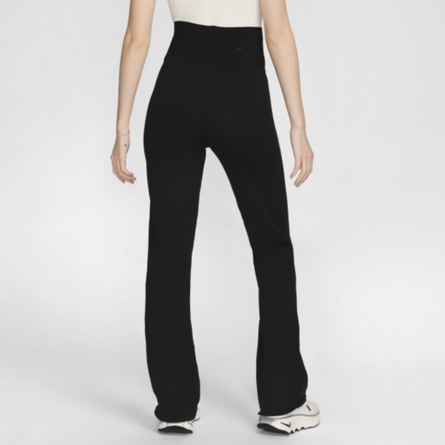 quần nike sportswear chill knit women's tight high-waisted jumper flared trousers fn4686-010