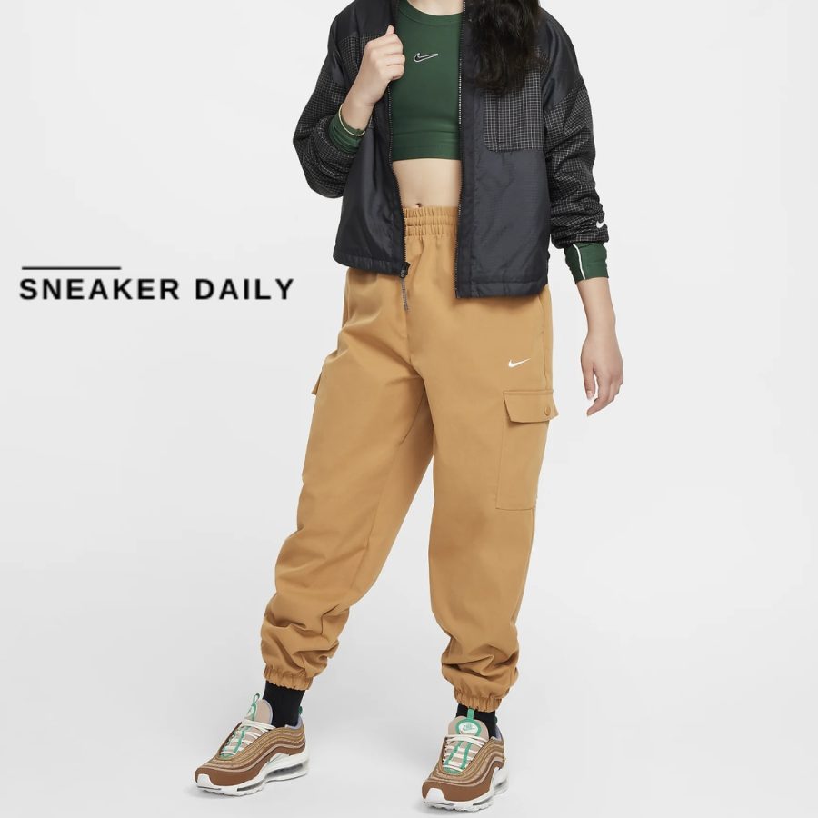 quần nike sportswear girls cargo pants fz5554-224