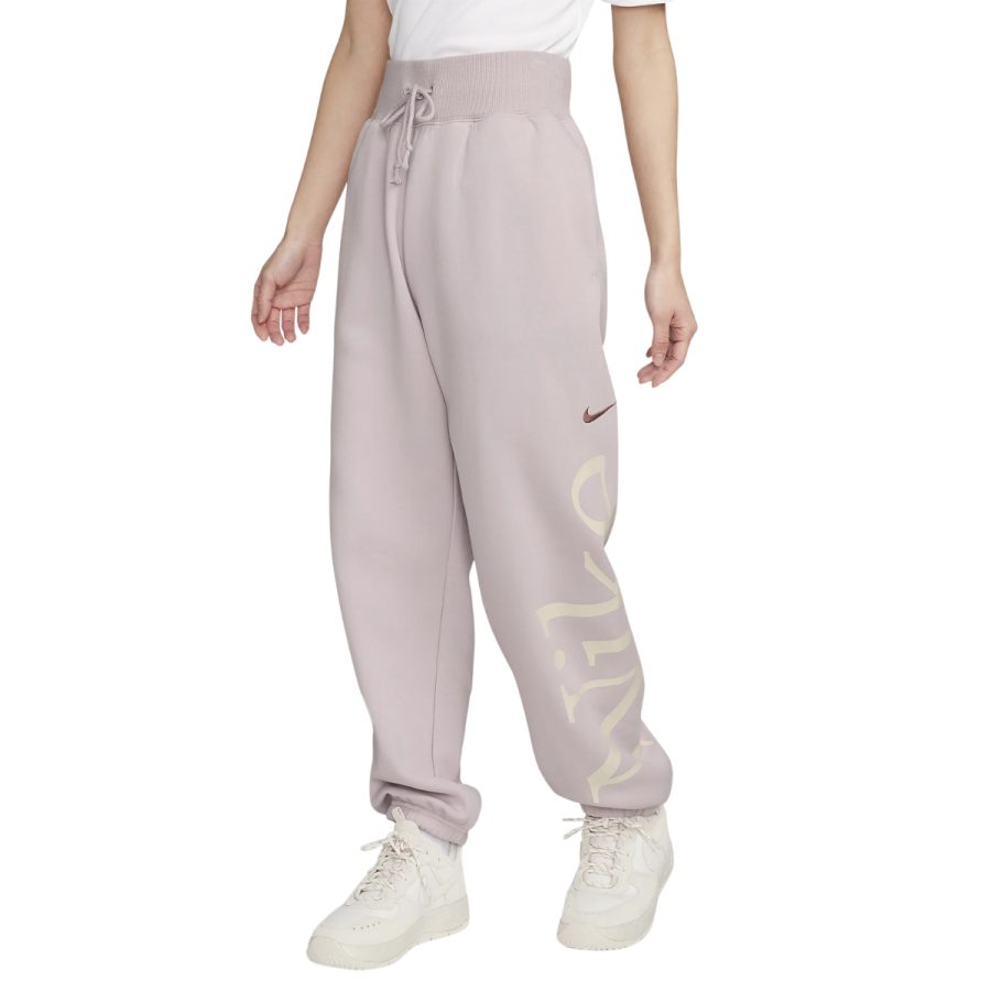 quần nike sportswear phoenix fleece women's oversized logo sweatpants fn2553-019