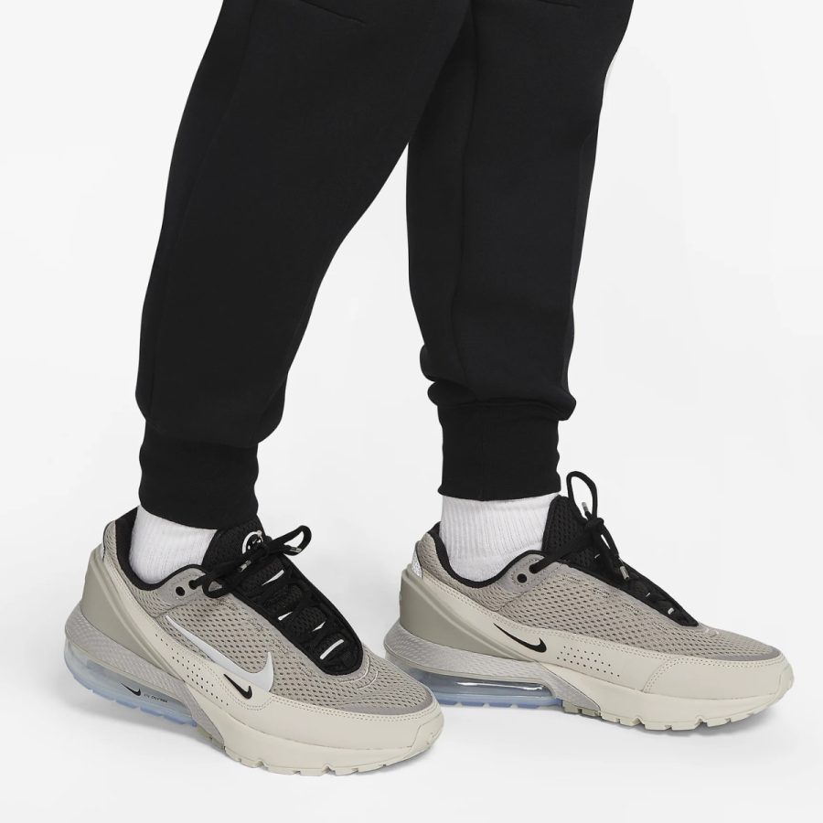 quần nike sportswear tech fleece women's mid-rise joggers fb8331-010