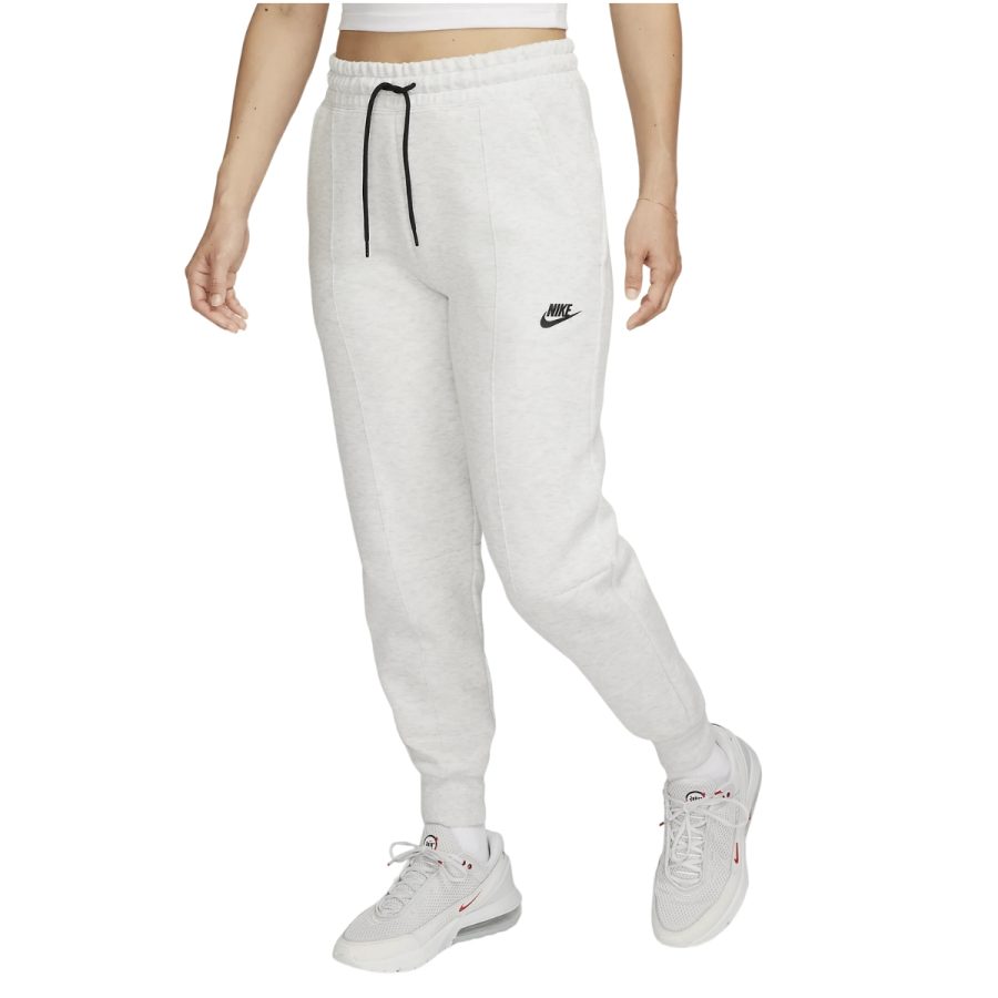 quần nike sportswear tech fleece women's mid-rise joggers fb8331-013