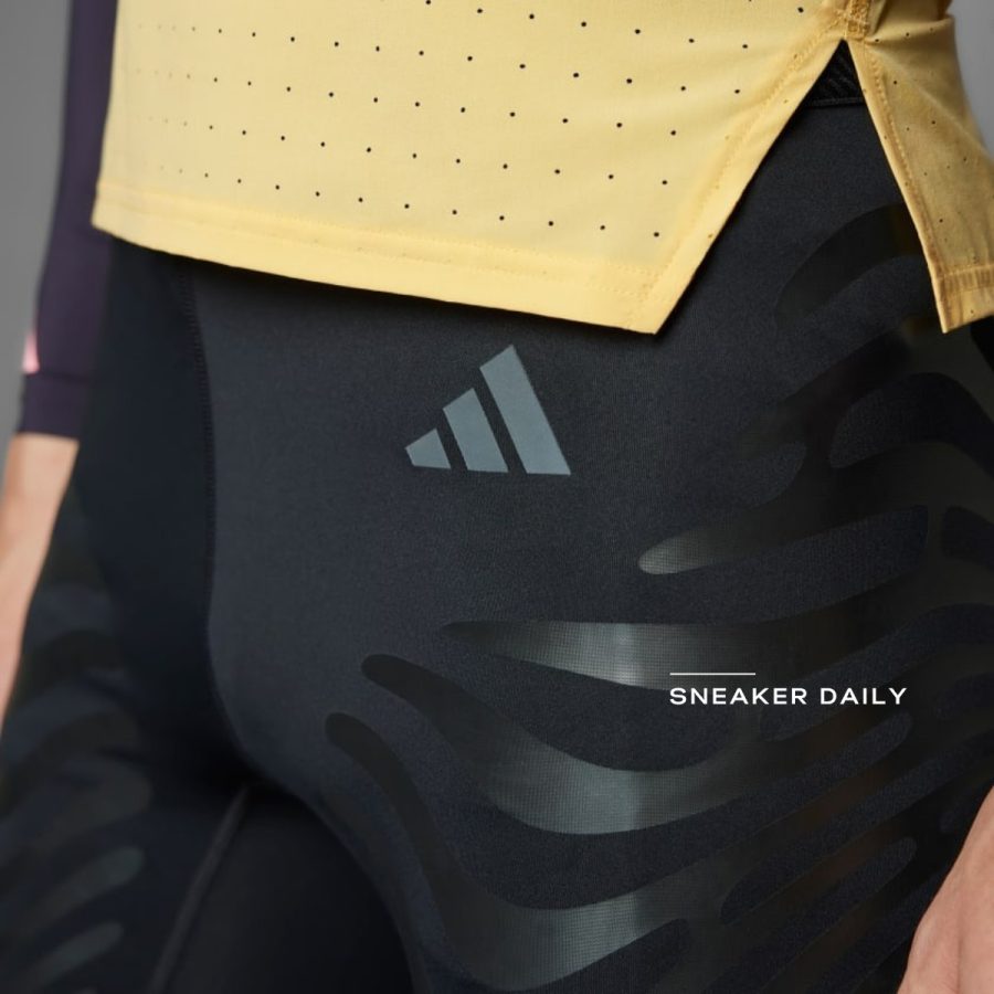 quần adidas adizero control running short tights - black ik9716