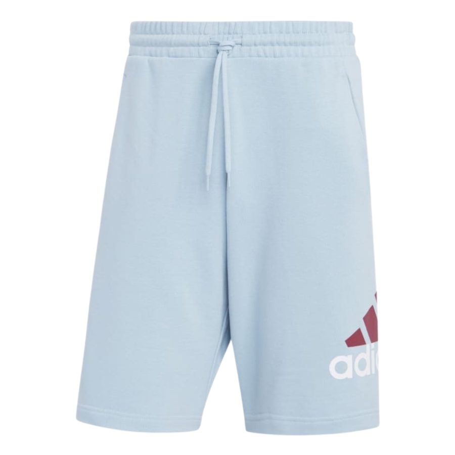 quần adidas essentials big logo french terry shorts - wonder blue ij8563