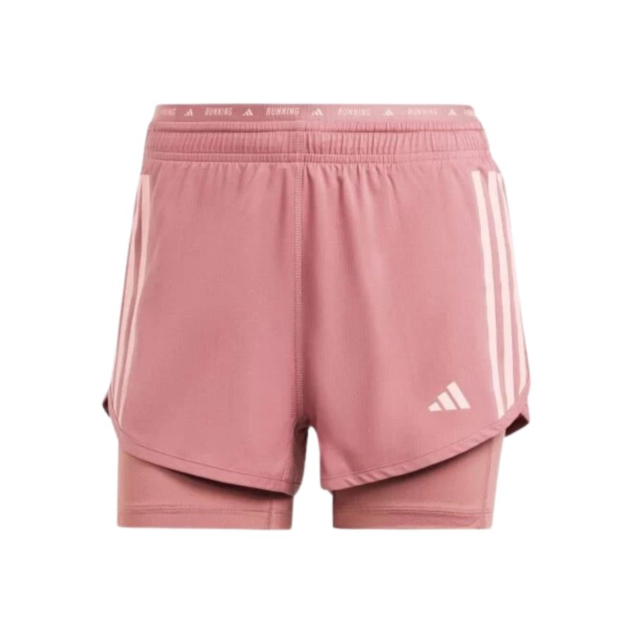 quần adidas own the run 3-stripes 2-in-1 shorts women is9574