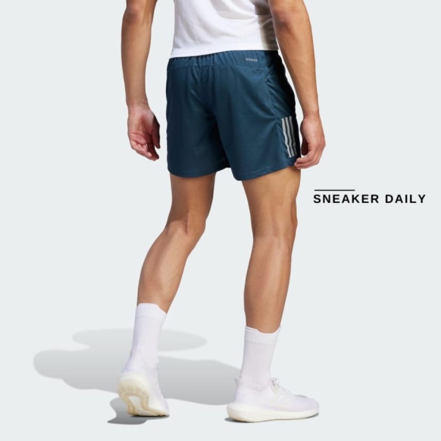 quần adidas own the run shorts - arctic night il0829