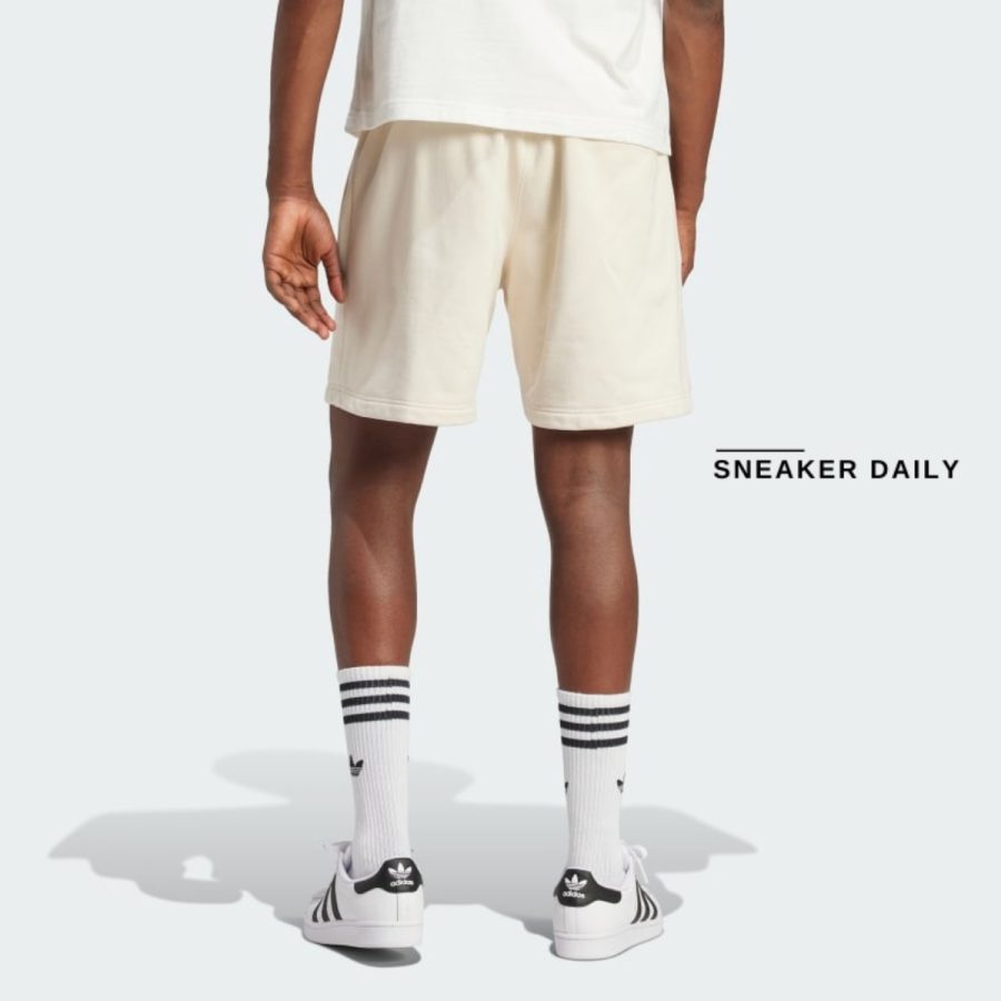 quần adidas premium essentials shorts - wonder white iy2242