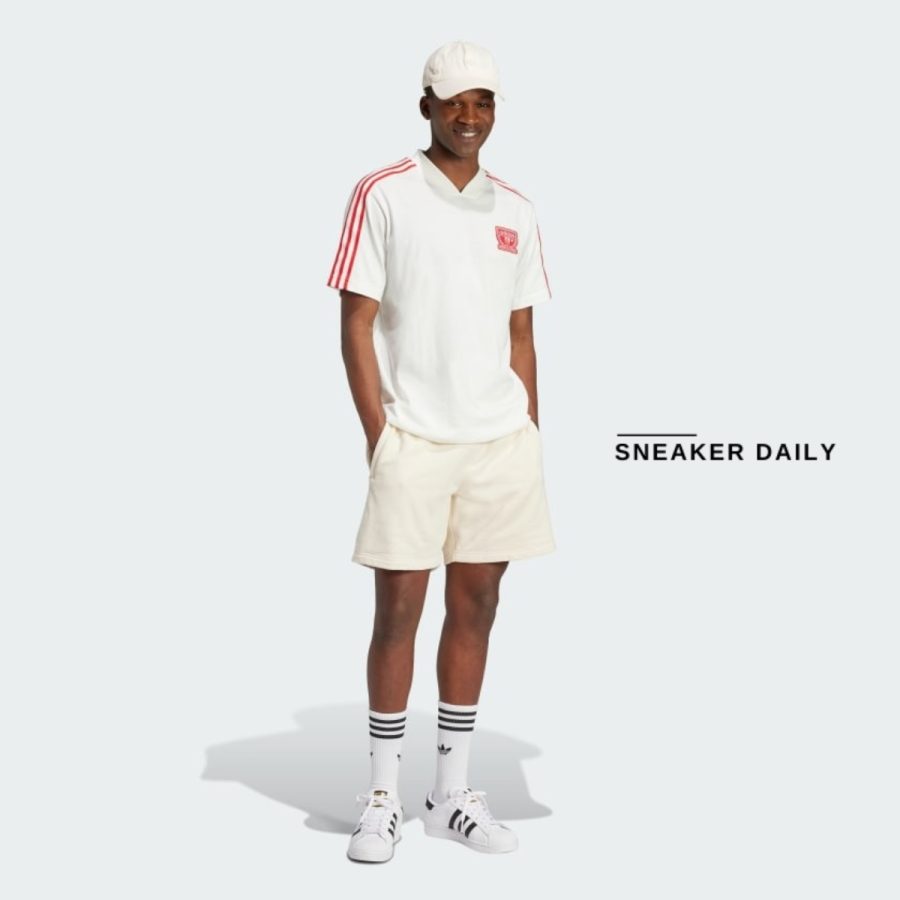 quần adidas premium essentials shorts - wonder white iy2242