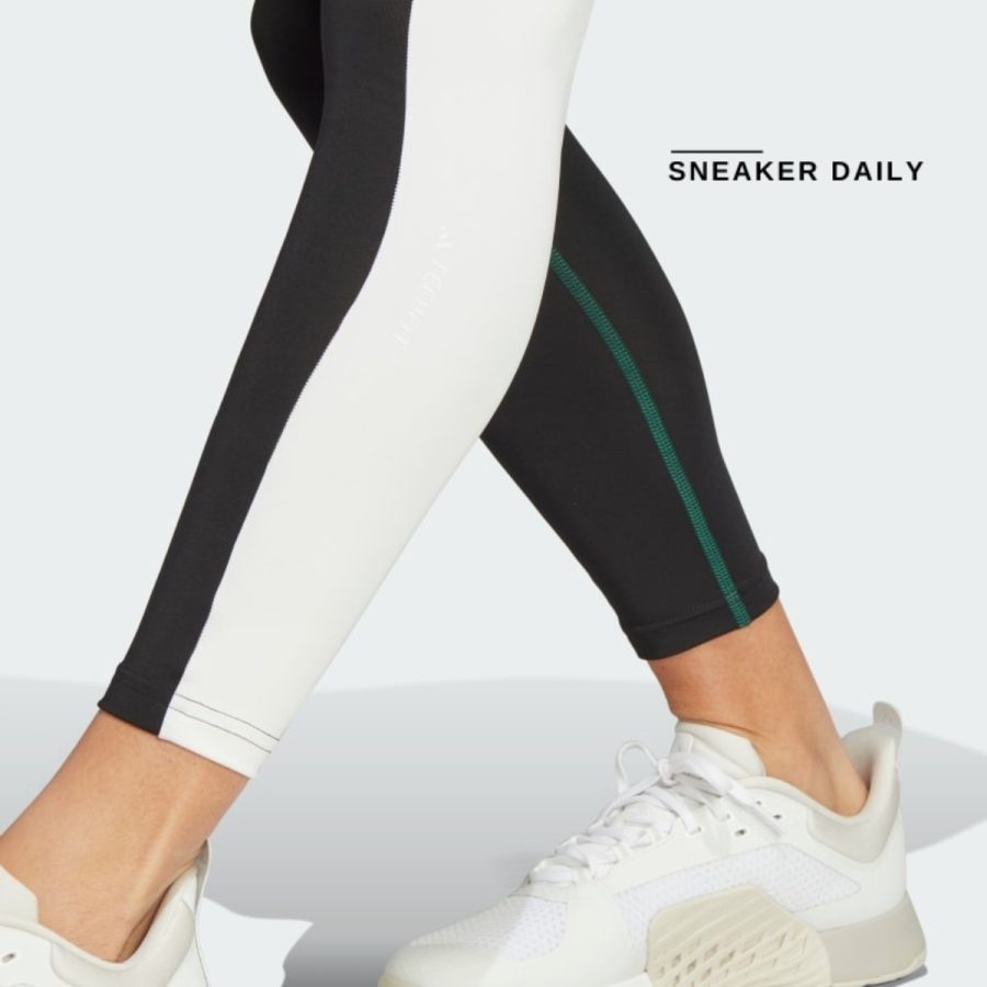 quần adidas techfit colorblock 7/8 leggings - collegiate green ik6154