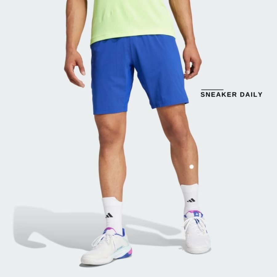 quần adidas tennis ergo shorts - semi lucid blue iz3311