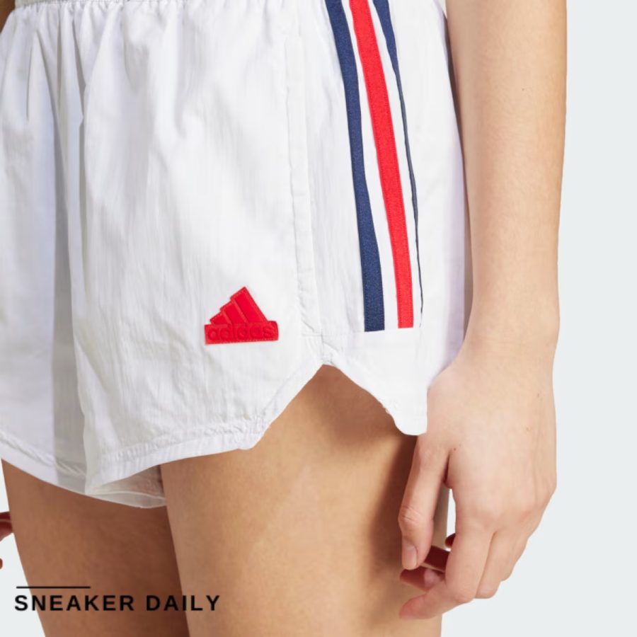 quần adidas tiro cut 3-stripes summer shorts white iz2078