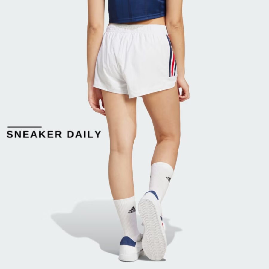quần adidas tiro cut 3-stripes summer shorts white iz2078