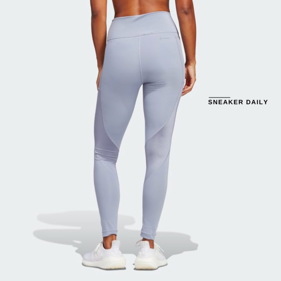 quần adidas train essentials high-intensity 7/8 leggings - silver violet ic8301