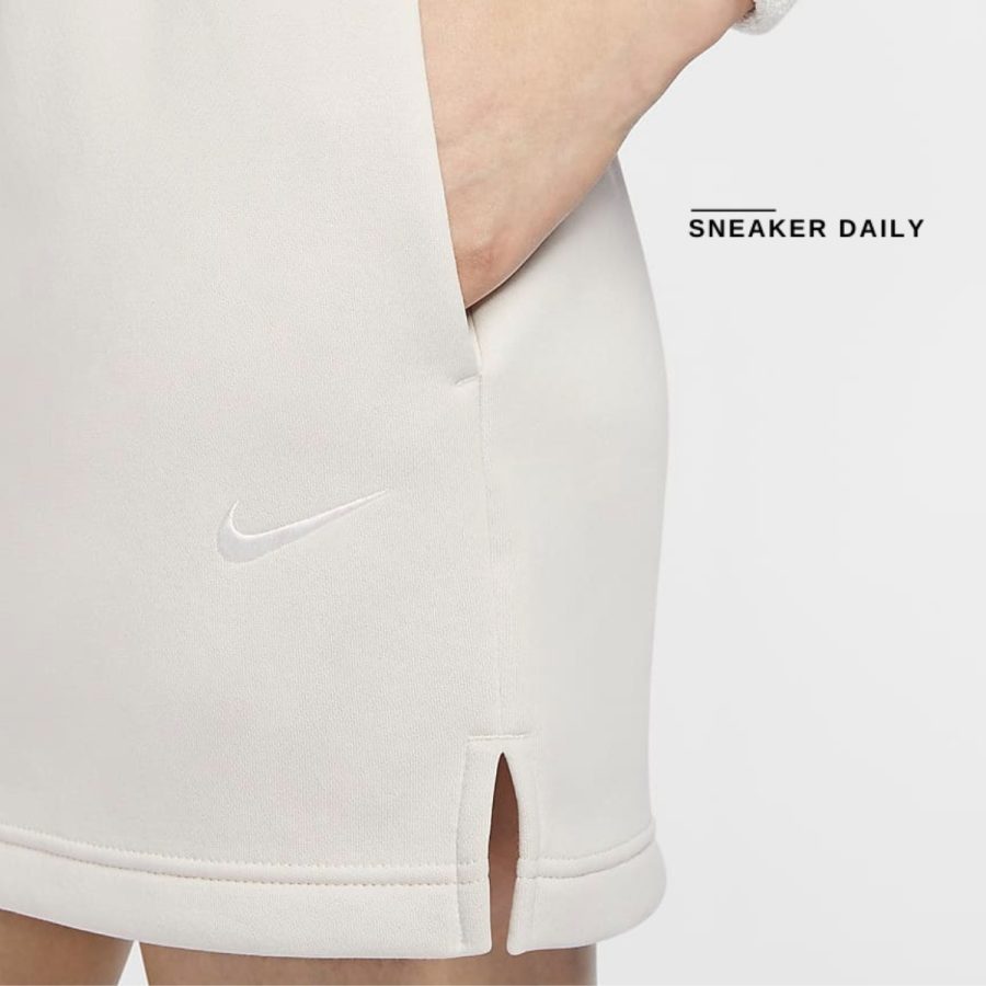 váy nike sportswear phoenix fleece women's slim mini skirt fv6319-104