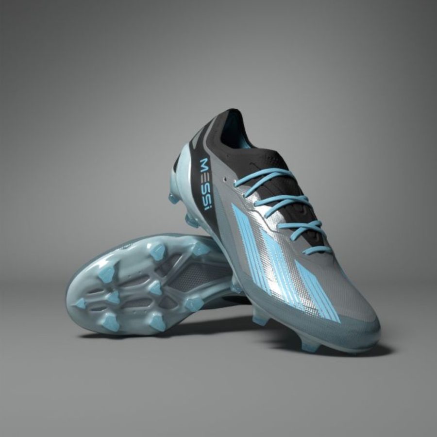 giày adidas x crazyfast messi.1 firm ground cleats 'silver bliss blue black' ie4079