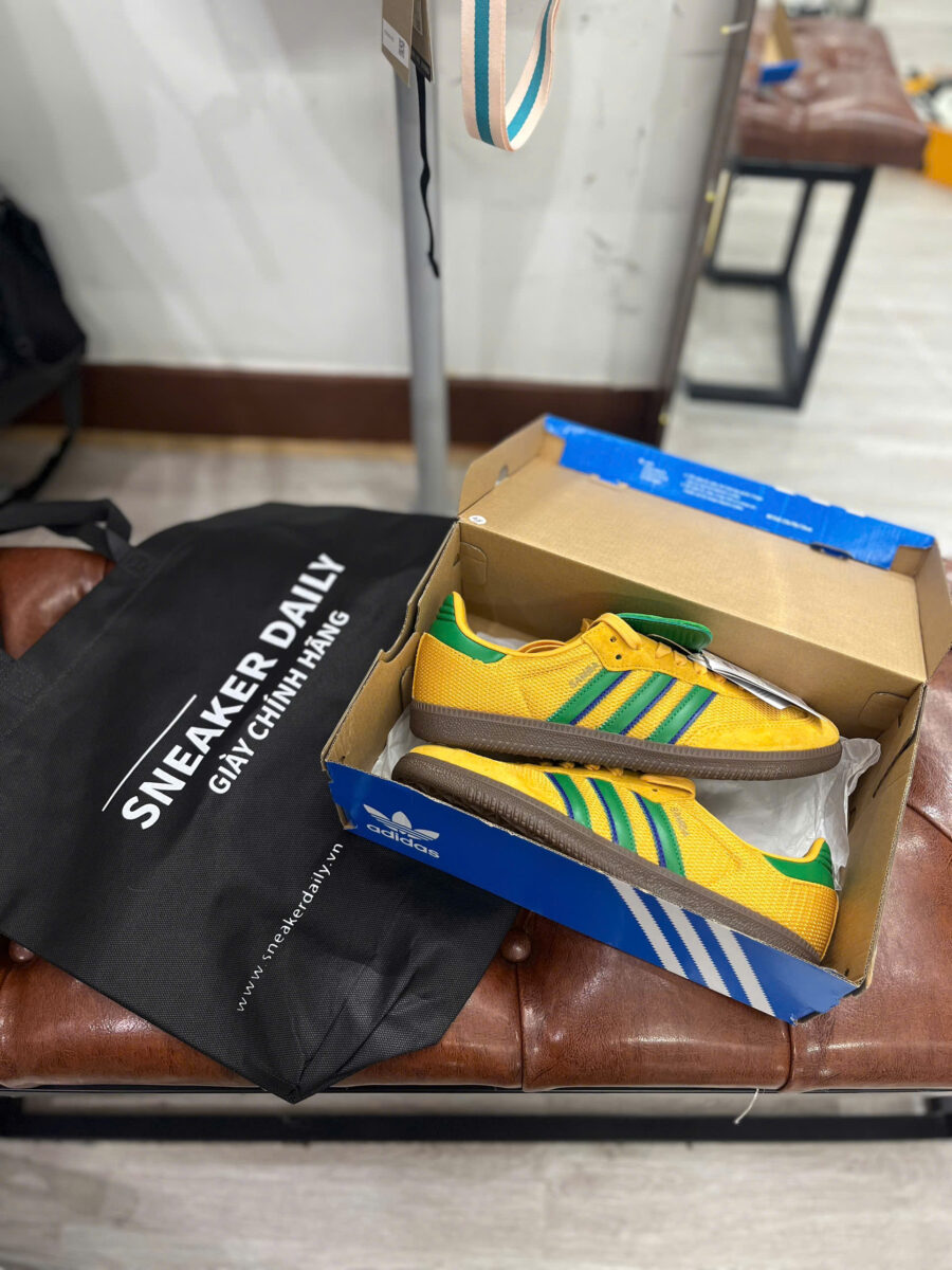 giày adidas samba og 'preloved yellow green' ie9165