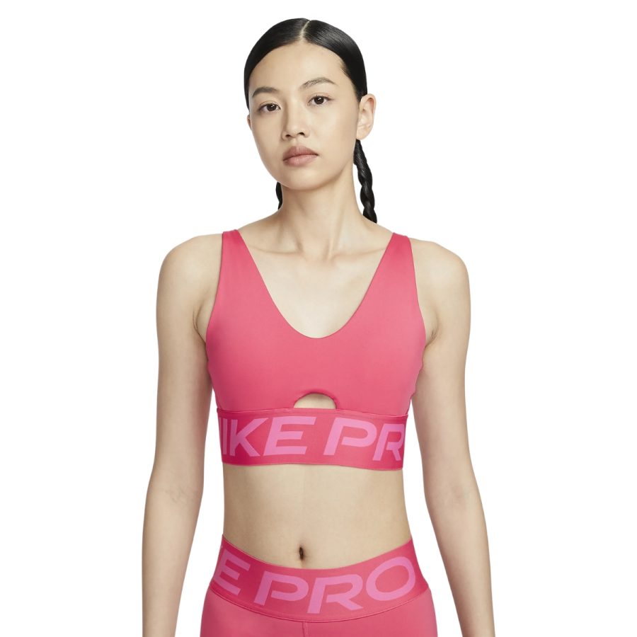 áo nike pro indie plunge women's medium support padded sports bra hf7325-629 (2)