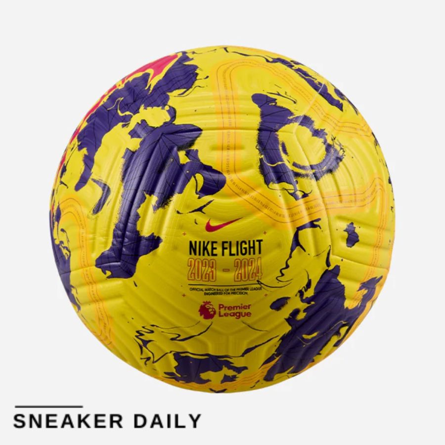 quả bóng đá nike football flight premier league hi-vis - yellow fb2979-710